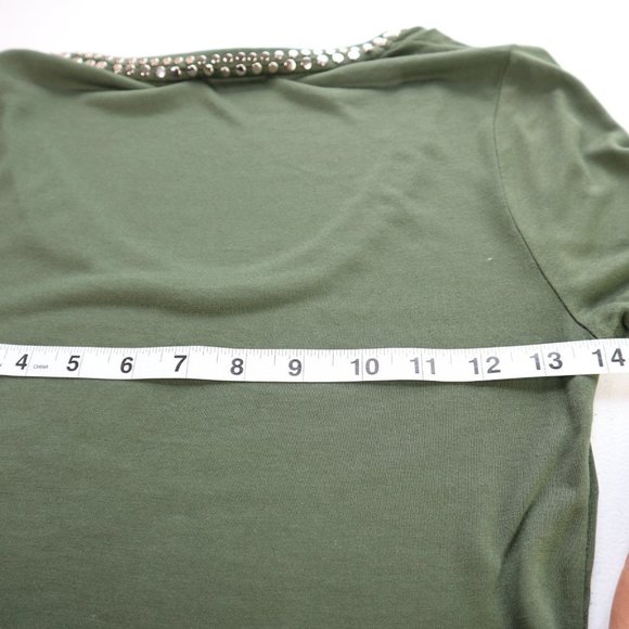 NEW L'Agence  Green embellishment neck line  size XS - Picture 9 of 10